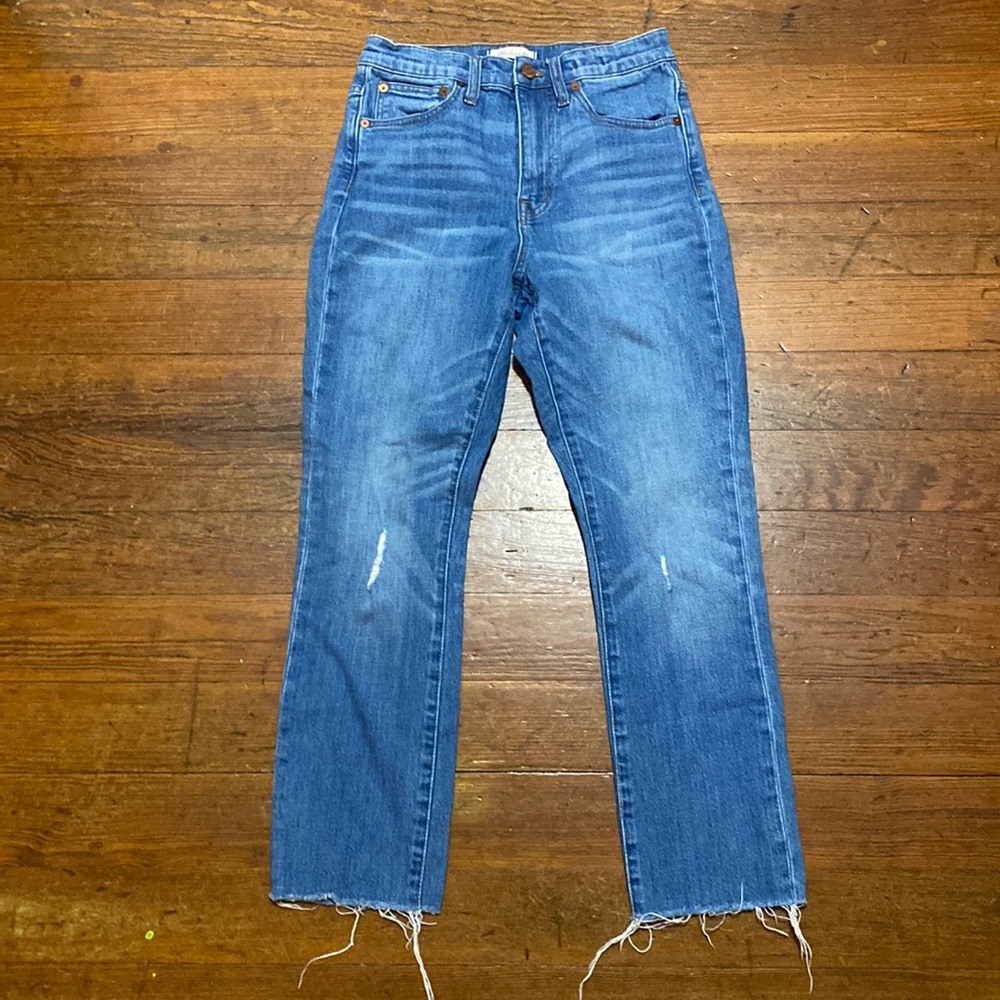 Madewell The High-Rise Slim Crop Boyjean Jeans #336N